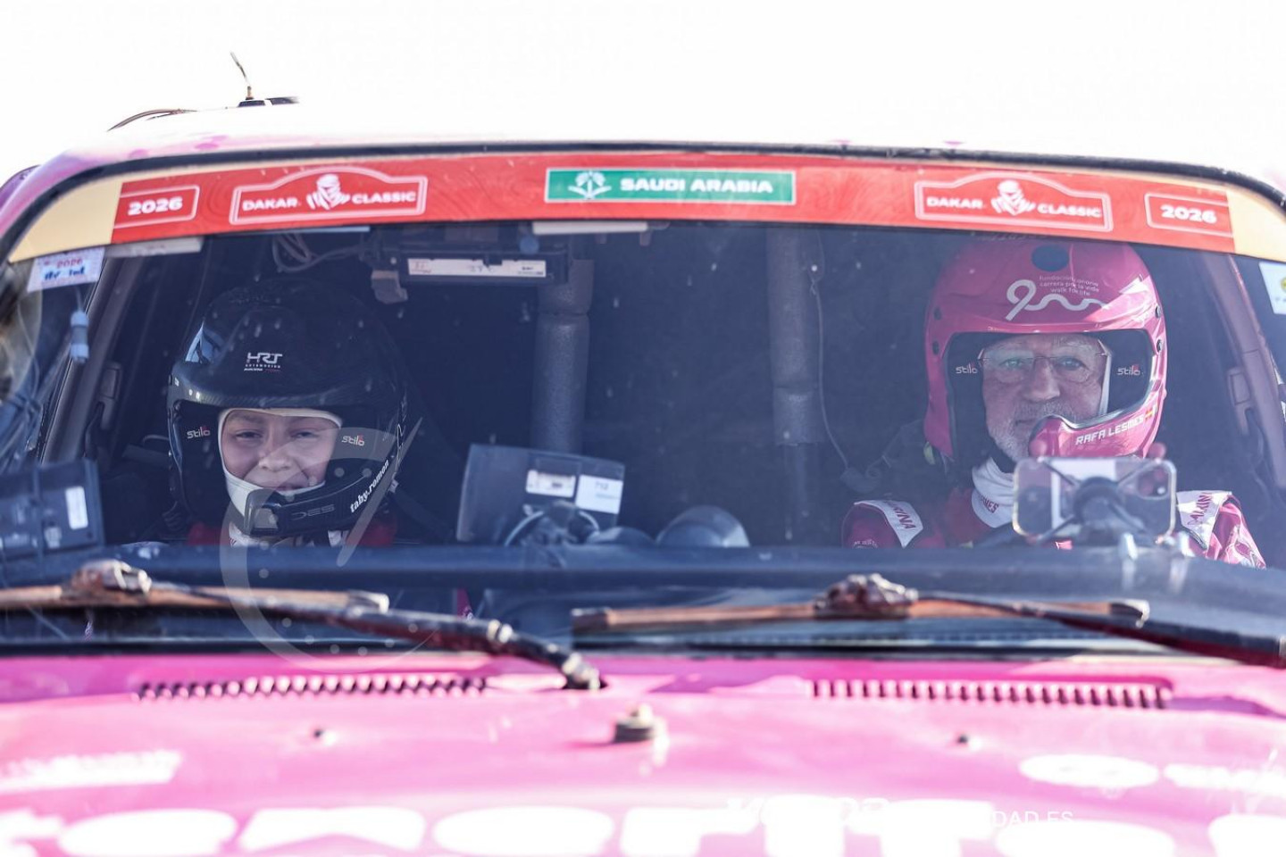 Rafael Lesmes.Dakar careto