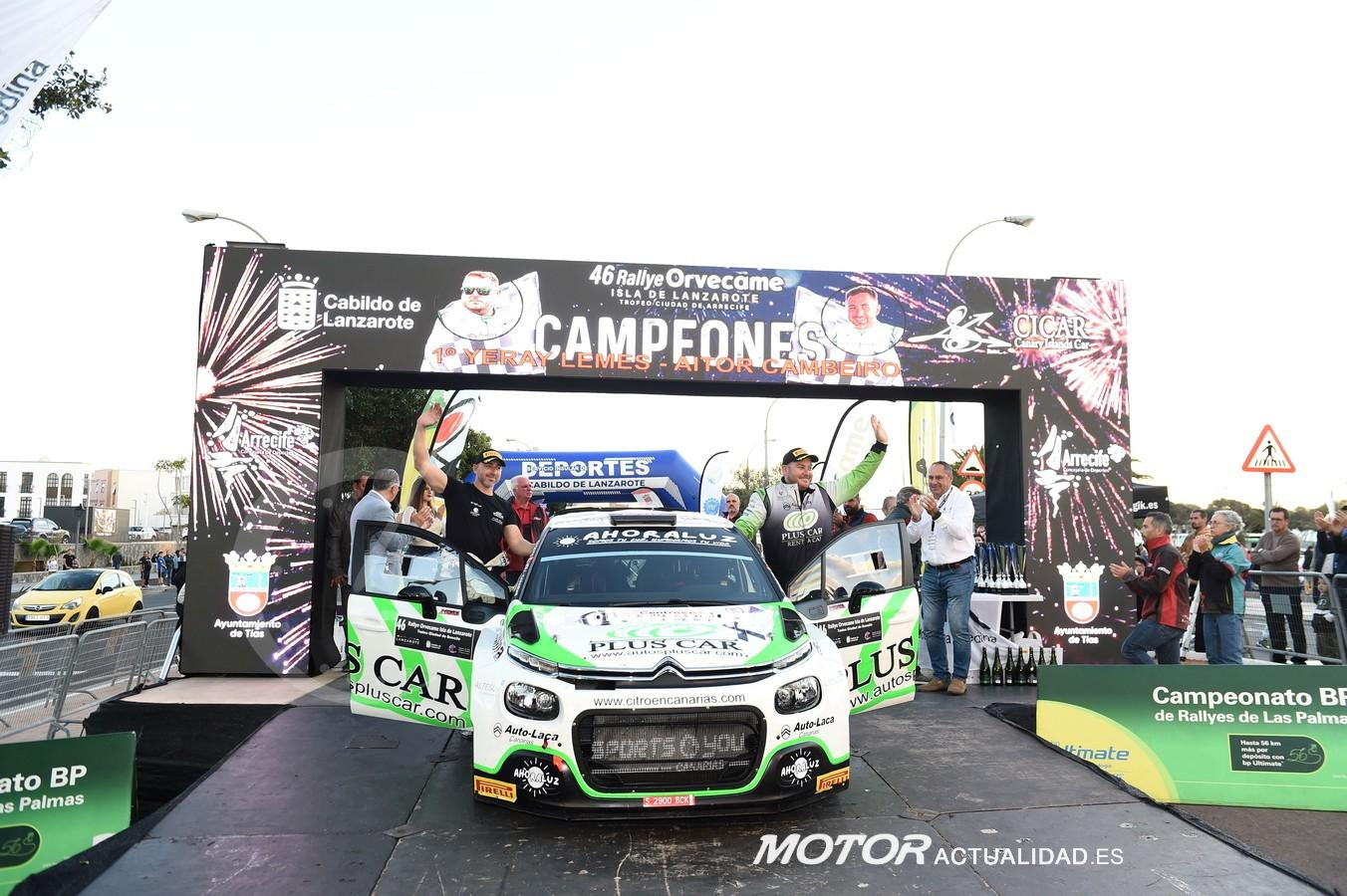 Yeray Leme43s.podio lanzarote asfalto