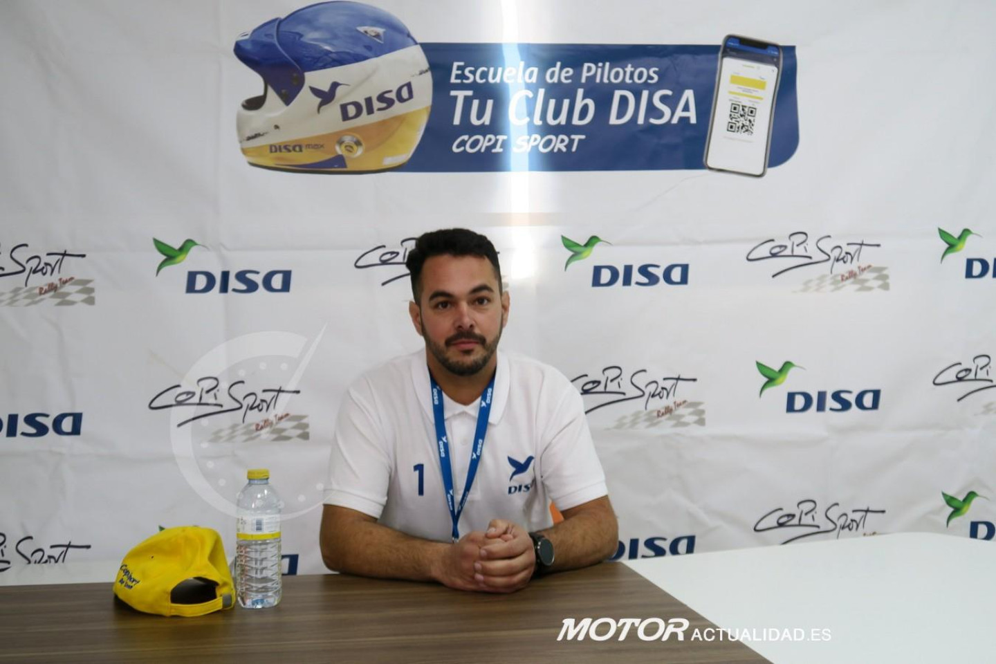José Manuel León.piloto Disa Copi Sport. ganador Escuela Pilotos