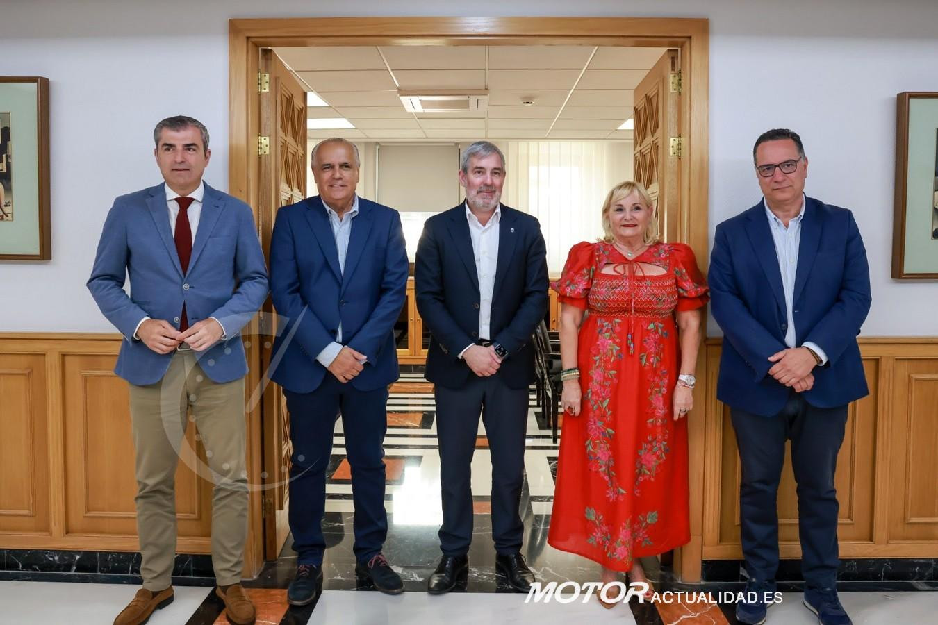 Germán Morales y Fernando Clavijo, recibimiento