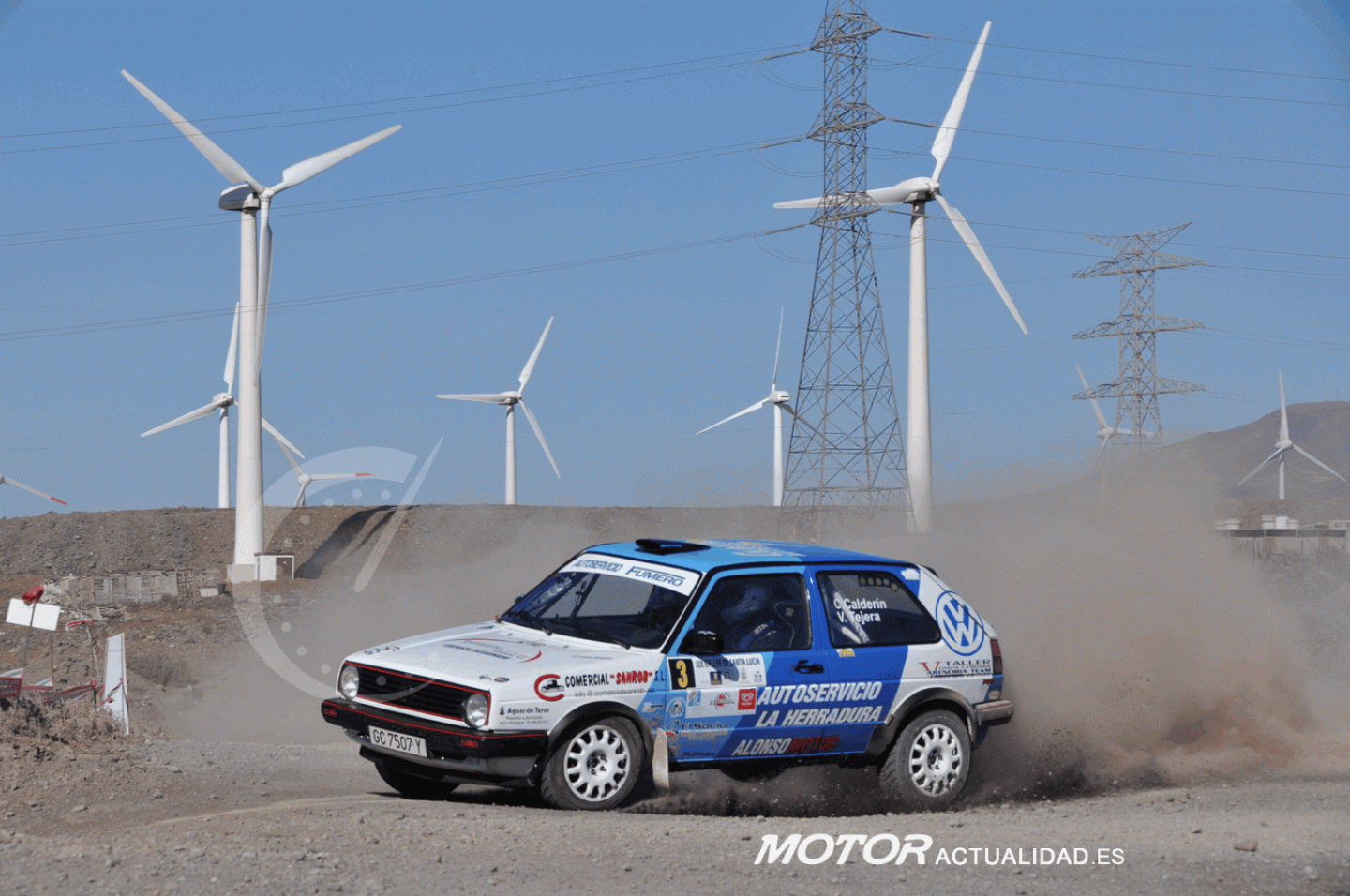 Cristian Calderín.Rally Tierra-2023