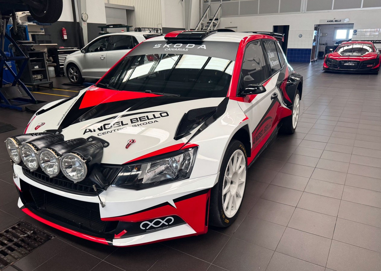Ángel Bello.Skoda Fabia RSRally2