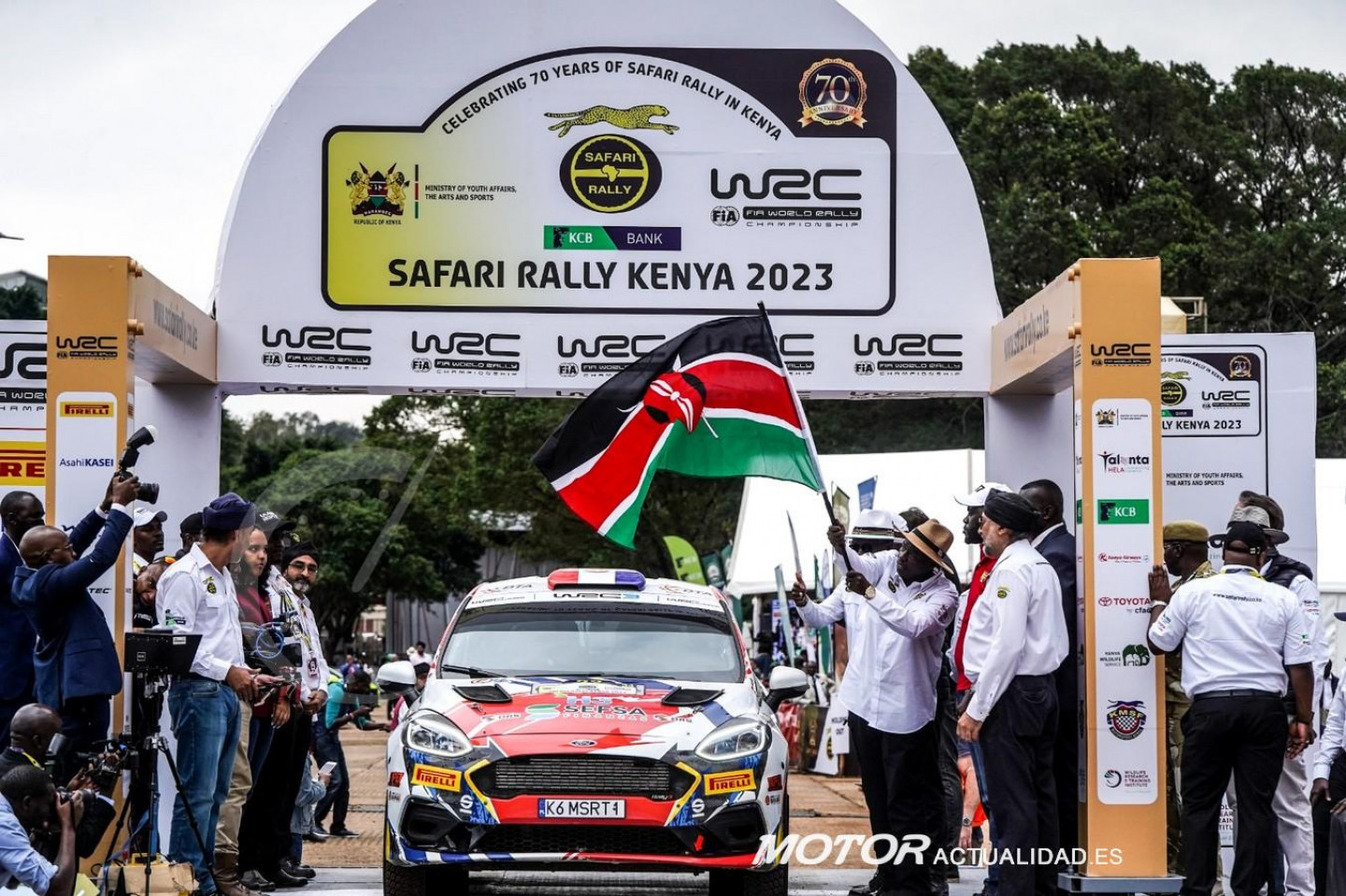 Rogelio Peñate.Safari WRC