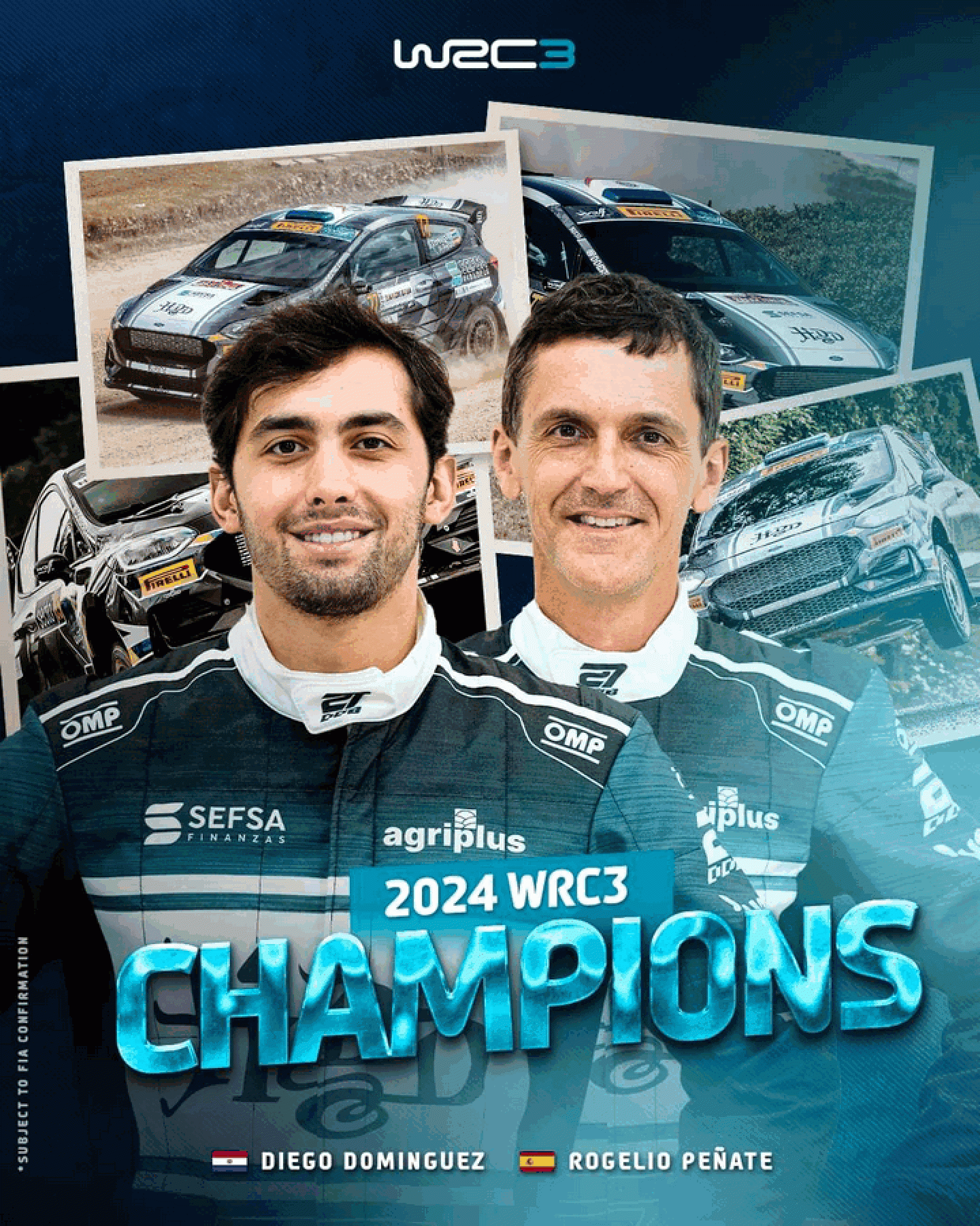 Champions WRC3 Domínguez-rogelio Peñate 2024