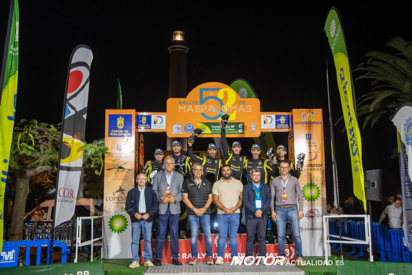 Clio trophy Canarias.podio Maspalomas