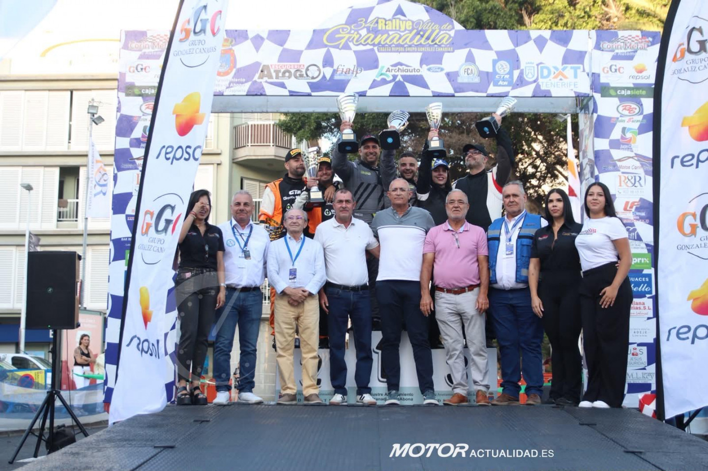 Podio Rally Granadilla