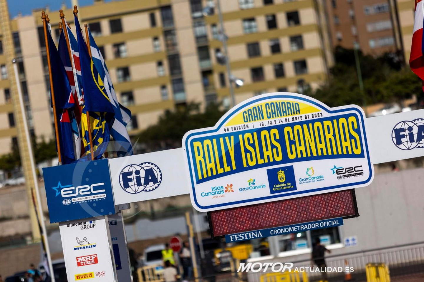 FIA European Rally Championship in Las Palmas, Canarias on 14th May 2022