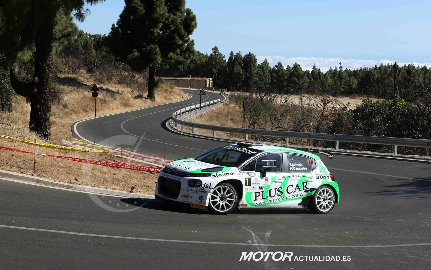 Yeray Lemes-Aitor Cambeiro en la zona de Los Marteles