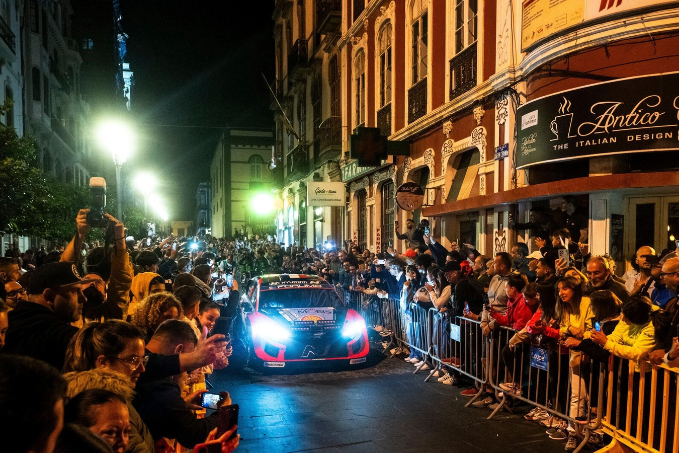 Rally Islas Canarias.Salida Plaza Santa Ana